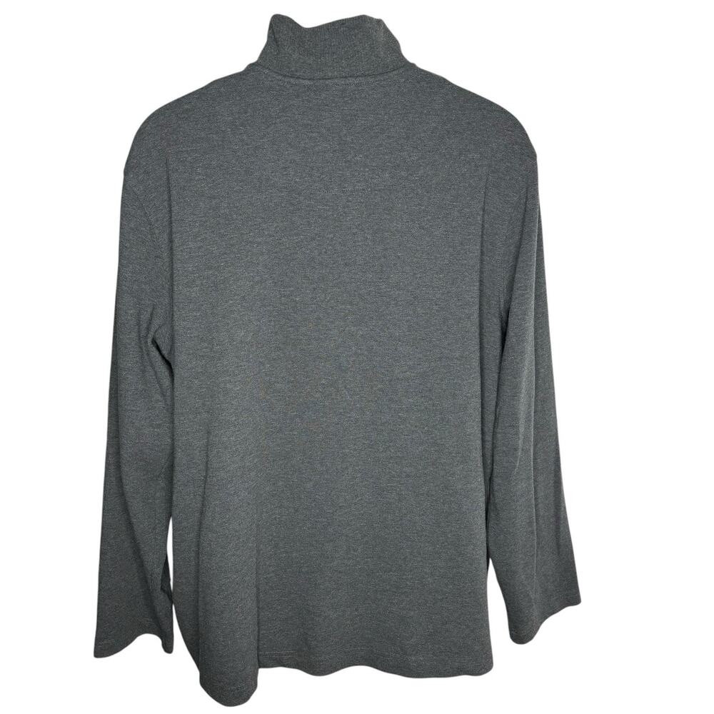 Tommy Bahama Men's XL Gray 1/4 Quarter Zip Mock Neck Pullover Jacket Sweatshirt - Picture 2 of 16